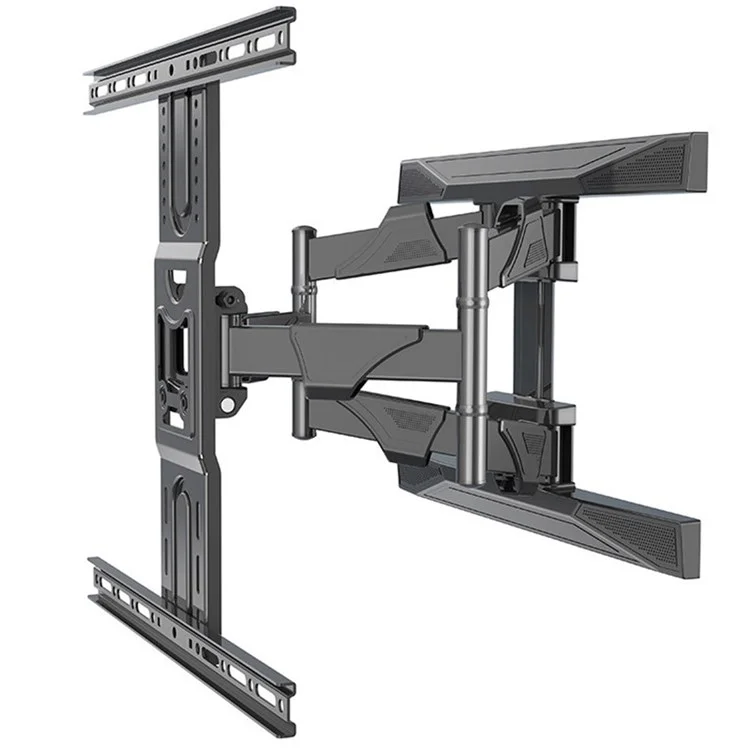 NORTH BAYOU P6 TV Wall Mount 45-75 Inch Full Motion LED LCD Screen Mount Max VESA 600x400mm, 45.5kg Bearing Weight