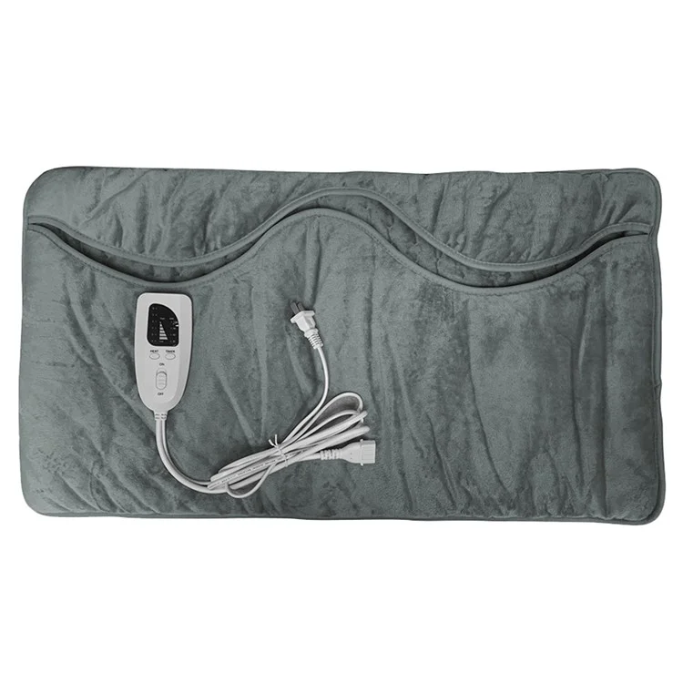 YF-FR004 Electric Foot Heating Pad Washable Hand Heater Fast Heating Feet Warmer with 6-Gear Temperature Adjustable, Smart Timing - Blackish Green / UK Plug / 240V