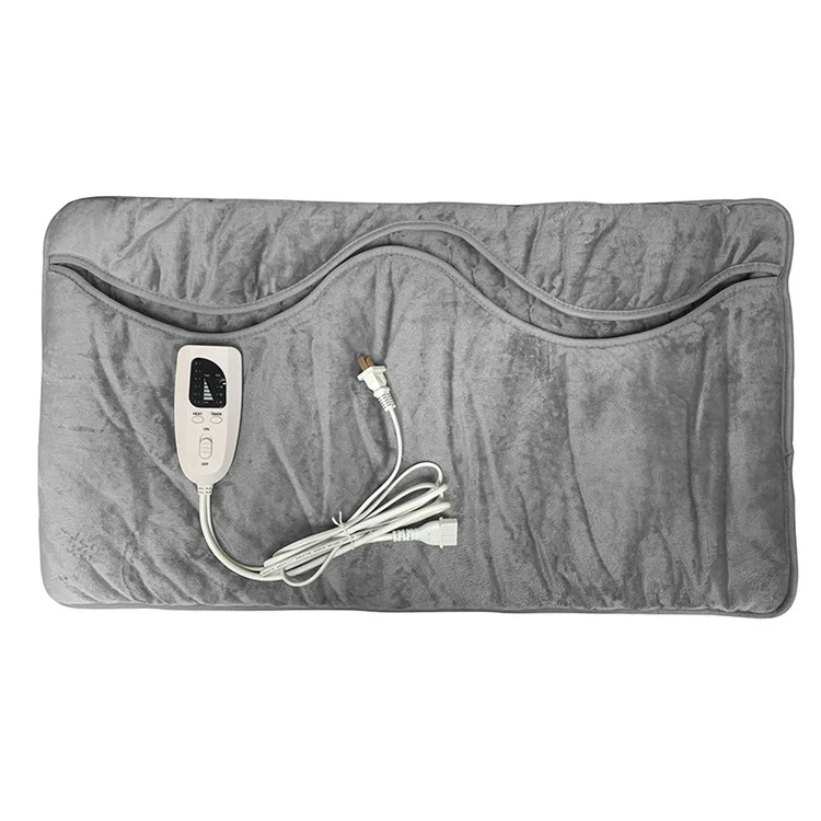 YF-FR004 Chauffage de Chauffage de Chauffage à Pied Électrique YF-FR004 Pied de Chauffage à Main Lavable Chauffage Rapide Pieds Chauffant Avec Température à 6 Gènes Réglable, Timing Intelligent - Gris Argenté / Bouche Britannique / 240 v