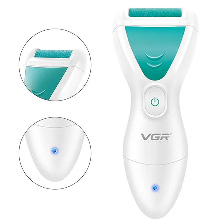VGR V-812 2 Vitesses Râpe à Pied Électrique Multifonction Éliminateur de Callosités Peau Morte Talons Lissage Outil de Pédicure 