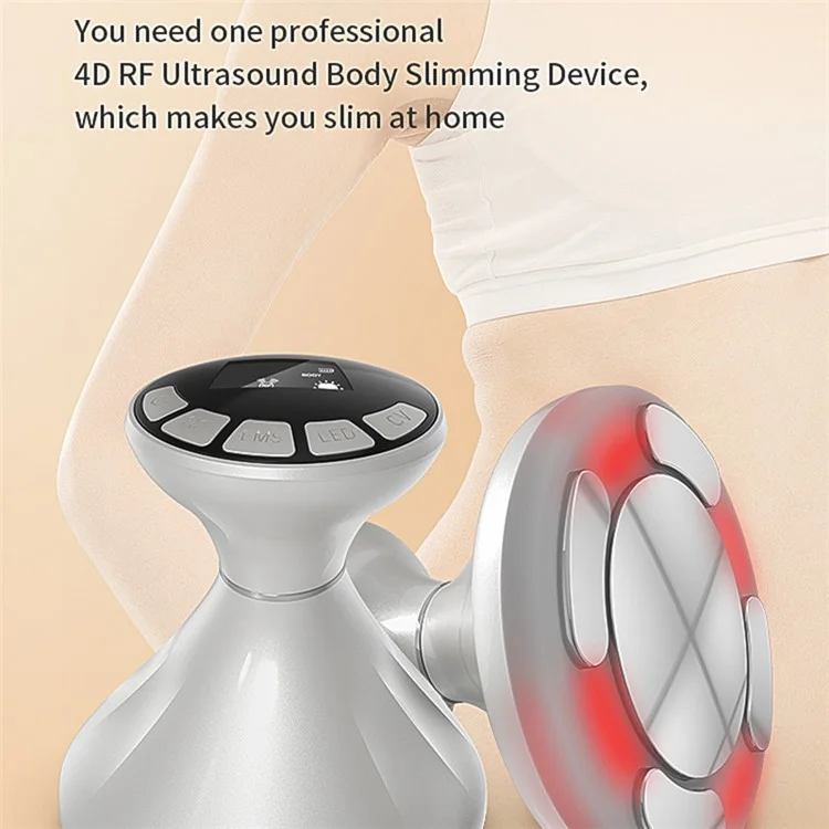 BP-1832 4D RF Ultraschall-Vibrations-Fettreduktions-Körperstraffungsgerät RF Skin Tighten Beauty Tool mit integriertem 1800-mAh-Akku