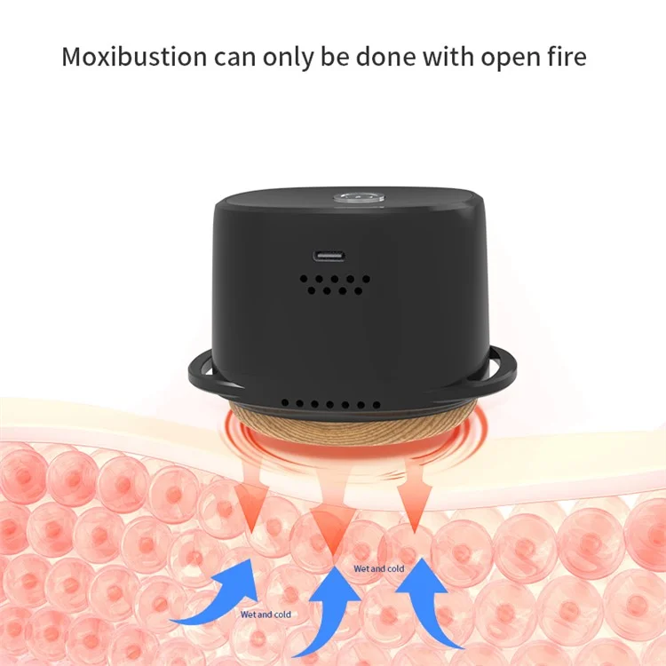 Instrumento de Moxibustão Elétrica DYM-045 Caixa de Fumigação Moxa Controle de Temperatura Inteligente Dispositivo de Moxibustão