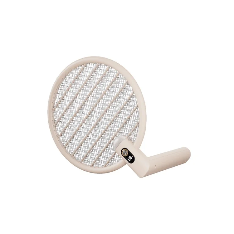 SOTHING Raquete Elétrica Dobrável Mata Moscas Mata Mosquitos USB Recarregável - Display Digital