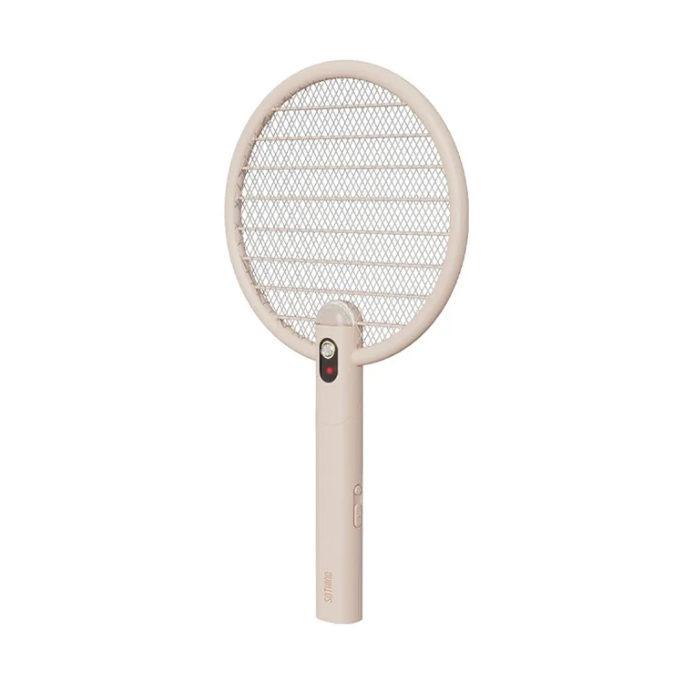 SOTHING Foldable Electric Fly Zapper Killer Swatter USB Rechargeable Mosquito Bug Racket - Without Digital Display