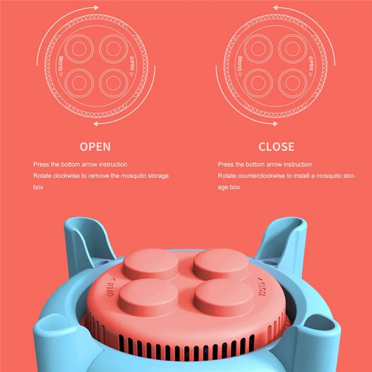 SOTHING Rocket Tueur de Moustiques USB Silencieux Répulsif Insecticide Anti-Moustiques pour la Maison et le Bureau, Prise UE