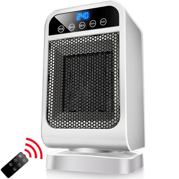 Radiateur électrique à commande à distance avec écran tactile, oscillant à 120 degrés (ST Warm) - Prise UK 220V