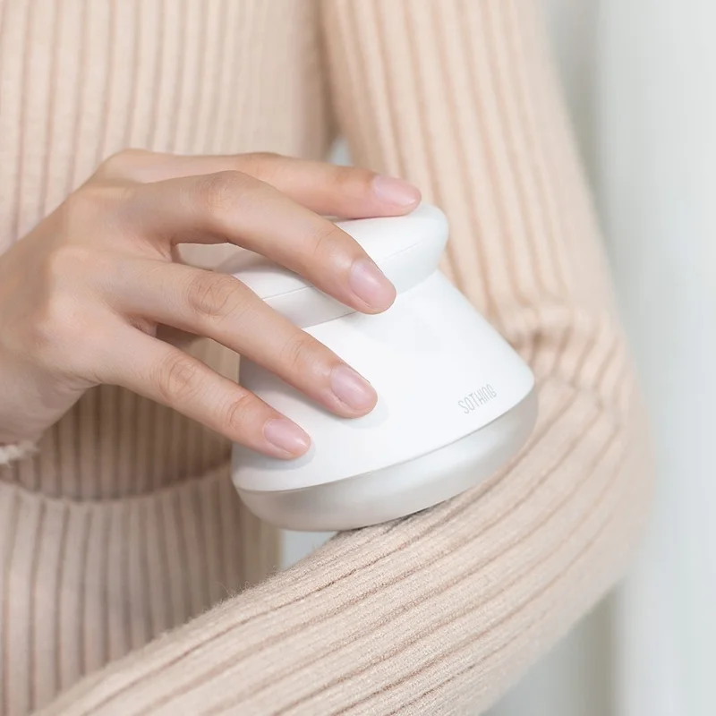 SOTHING Portable Electric Lint Remover Mini 6-leaf Cutter Sweater Hair Ball Trimmer - Light Version