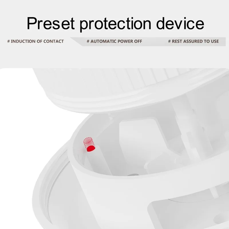 SOTHING Portable Electric Lint Remover Mini 6-leaf Cutter Sweater Hair Ball Trimmer - Light Version