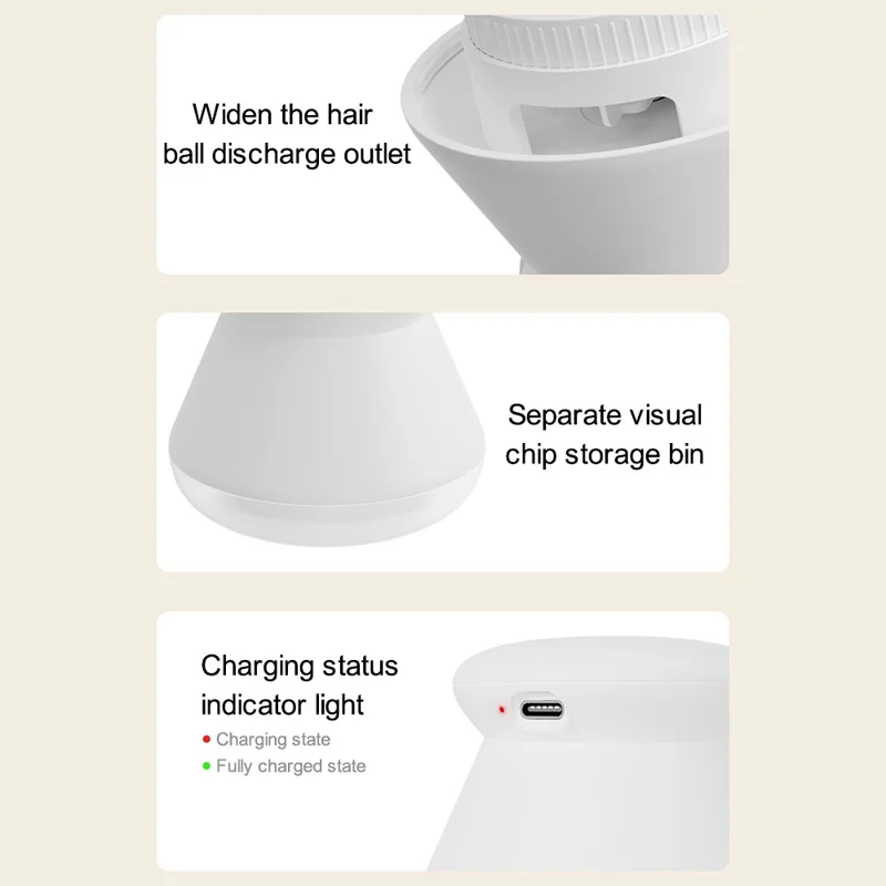 SOTHING Portable Electric Lint Remover Mini 6-leaf Cutter Sweater Hair Ball Trimmer - Light Version