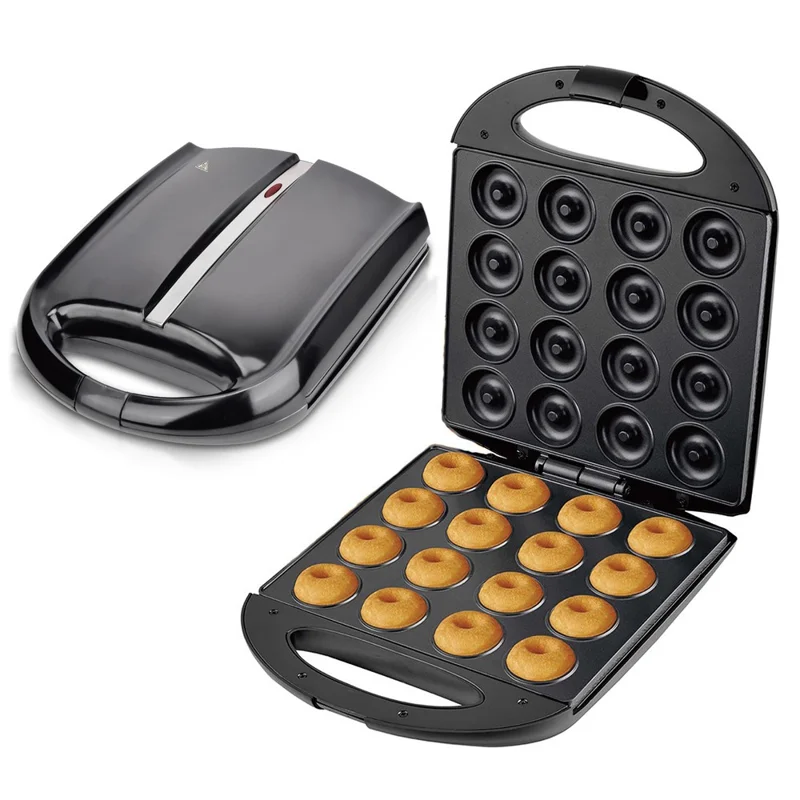 COUPE CP616 16 Hole Donut Machine Electric Non-Stick Double Side Heating Baking Equipment (CE Certificated, No FDA) - US Plug / 110V