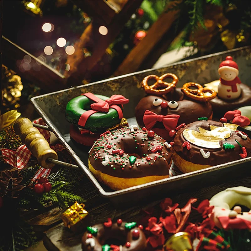 COUPE CP616 16 Hole Donut Machine Electric Non-Stick Double Side Heating Baking Equipment (CE Certificated, No FDA) - US Plug / 110V