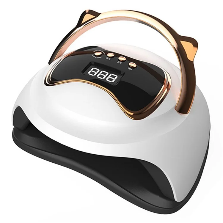 BLUEQUE V19 Bären-förmige UV-LED-Nagellampe 120W Tragbare Nageltrocknerin Gel-Polier-Härtungslampe Maniküre-Set - EU-Stecker