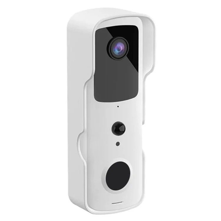 V30S Tuya Wireless Home Video Doorbell Remote Monitoring WiFi Intercom Doorbell - White