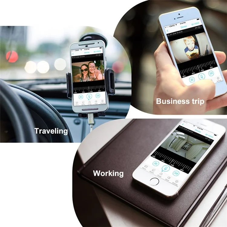 V30S Tuya Wireless Home Video Doorbell Remote Monitoring WiFi Intercom Doorbell - White