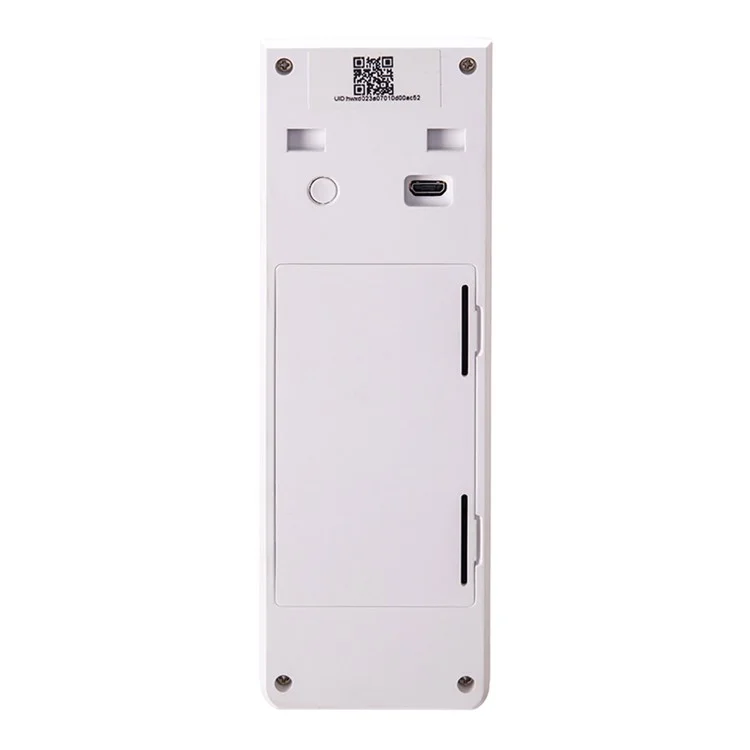 T204 Tuya WiFi Wireless Smart Video Doorbell Infrared Night Vision HD Display Doorbell - White