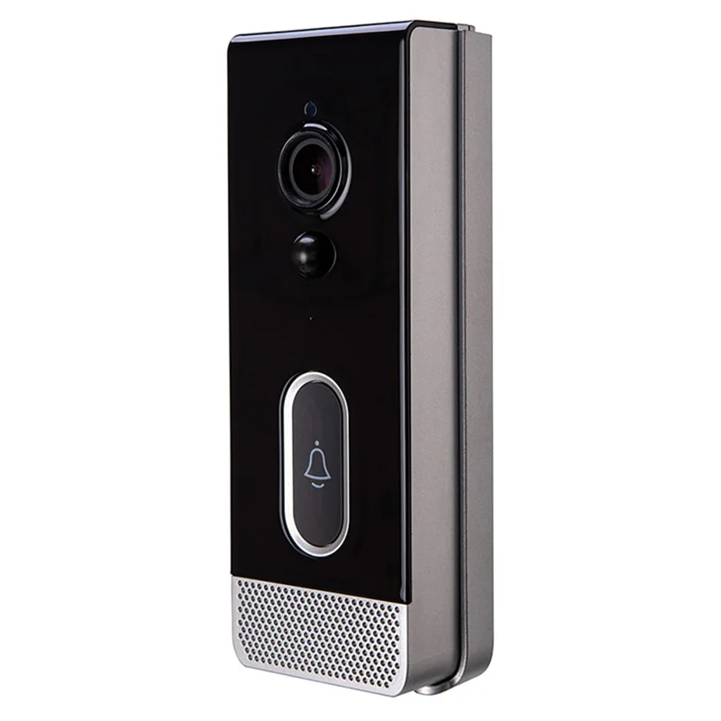 T205 Tuya Intelligent Low Power Wireless Visual Doorbell PIR Motion Detection Two-Way Talk 2.4GHz WiFi Doorbell - Silver