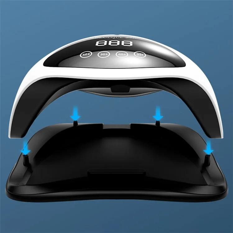 BLUEQUE L5 180W Nagel-UV-LED-Licht 120W Nagel-Trockner für Gellack-Aushärtung - EU-Stecker