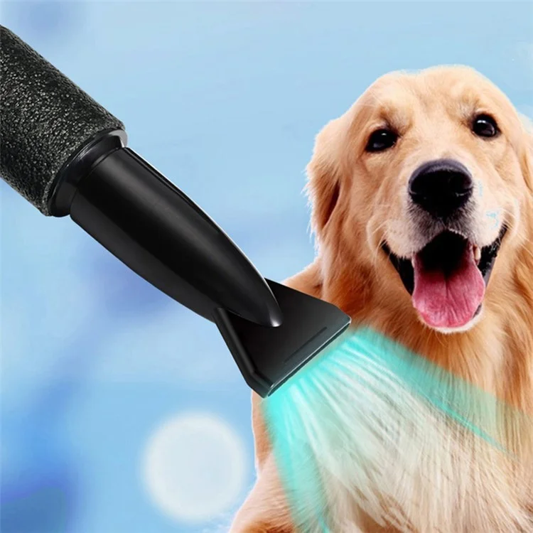 YC-C5 Dog Blow Dryer Ionic Smart LCD Screen Pet Grooming Dryer, US Plug - Pink