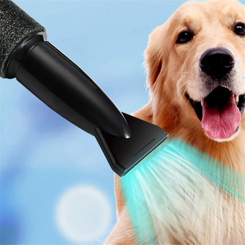 YC-C4 Adjustable Speed Constant Temperature ABS Shell Pet Dog Hair Dryer, US Plug - Black