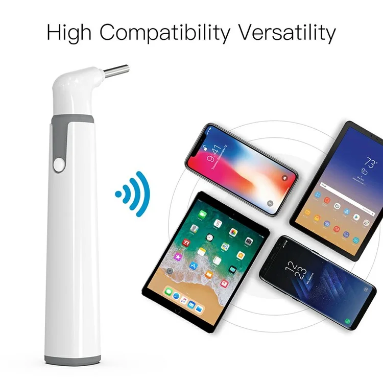 TESLONG SA39W Câmera Otoscópica Visual WiFi de 3,9 mm, Endoscópio para Ouvido, Limpador de Cera de Ouvido