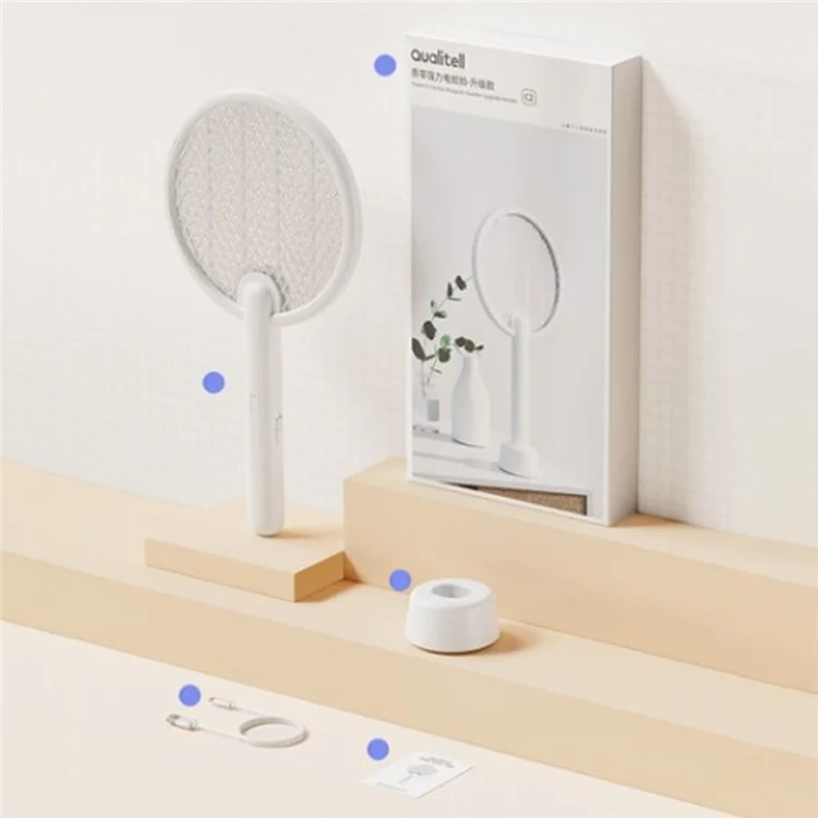 XIAOMIYOUPIN QUALITELL C2 Lâmpada Recarregável Matadora de Insetos Elétrica Raquete Matadora de Moscas Mosquitos
