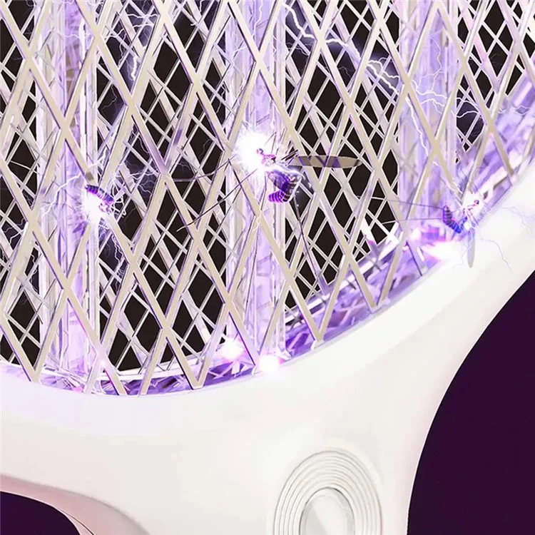 XIAOMIYOUPIN QUALITELL L1 LED Green Light Mosquito Detection Electric Fly Swatter Racket Bug Zapper
