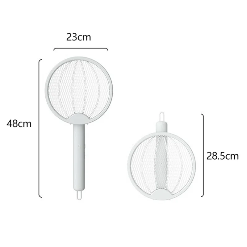 Household Mosquito Killer Lamp USB Rechargeable Folding Electric Mosquito Swatter - Earth