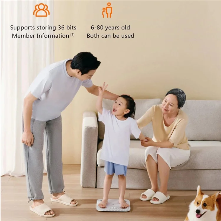 XIAOMI MIJIA S400 Genaue Körperfettwaage Bluetooth APP Monitor Digitale Waage - Blau