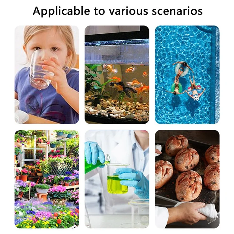 Penna tester portatile per il monitoraggio della qualità dell'acqua 4 in 1 PH TDS EC TEMP - Rosa 
