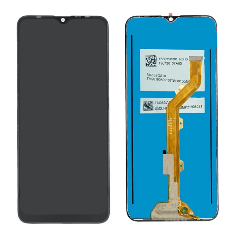 LCD Screen and Digitizer Assembly Replacement for Tecno Spark 4 KC8 (without Logo)