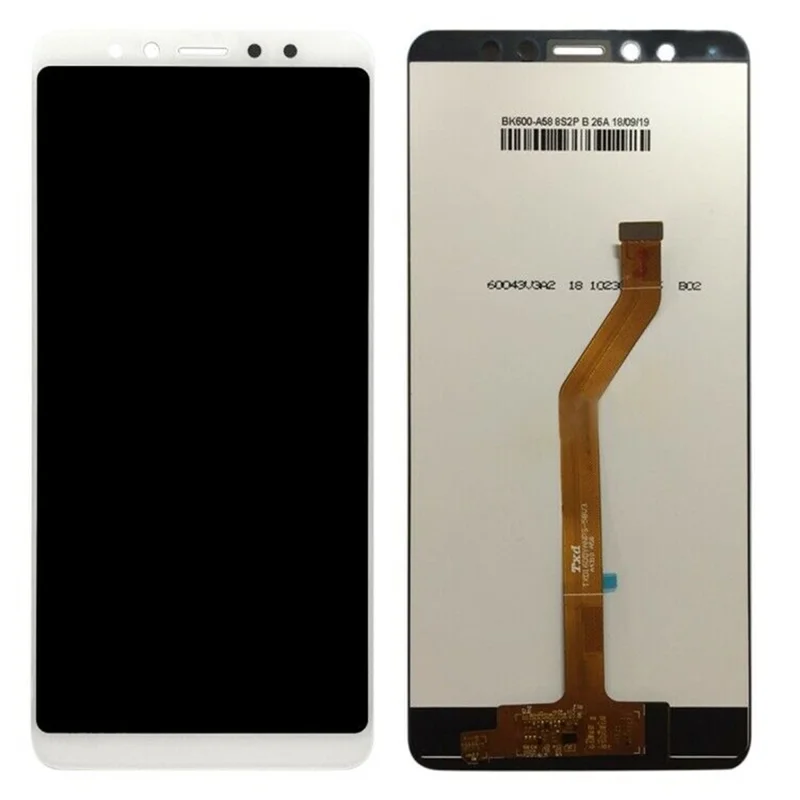 Schemaggio LCD OEM Sostituzione Del Gruppo Digitalizzatore Per Lenovo K5 Pro - Bianca