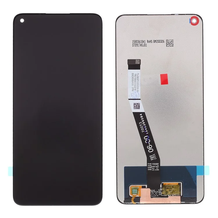 LCD Screen and Digitizer Assembly Part (without Logo) for Xiaomi Redmi Note 9/Redmi 10X 4G - Black