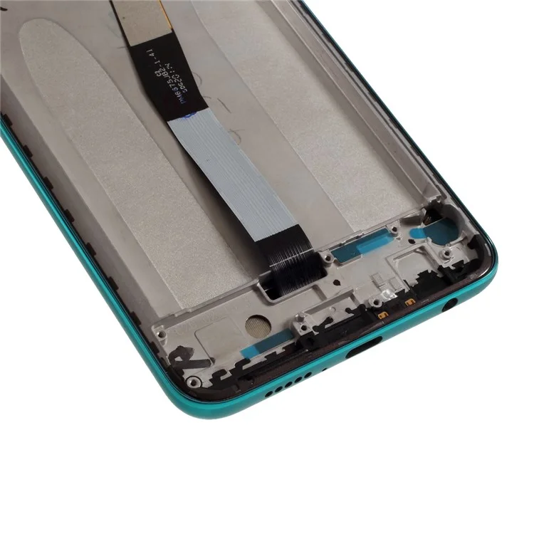 Für Xiaomi Redmi Note 9S/Note 9 Pro Grade S LCD-Bildschirm und Digitizer-Baugruppe + Rahmen-Ersatzteil (ohne Logo) - Blau