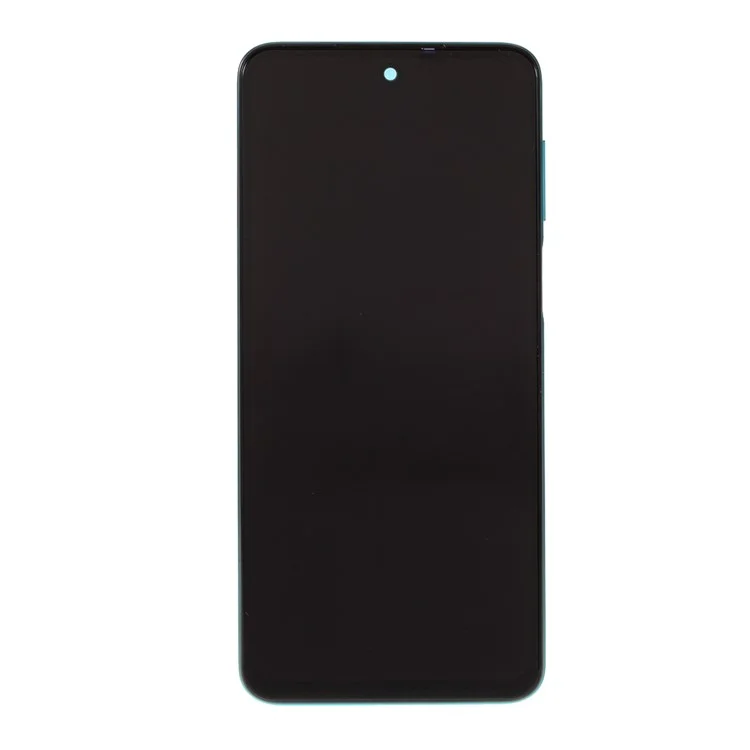 Für Xiaomi Redmi Note 9S/Note 9 Pro Grade S LCD-Bildschirm und Digitizer-Baugruppe + Rahmen-Ersatzteil (ohne Logo) - Blau
