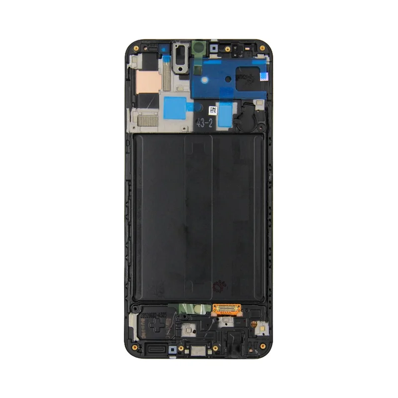 OEM LCD Screen and Digitizer Assembly + Frame (Without Logo) for Samsung Galaxy A30 A305 SM-A305F - Black