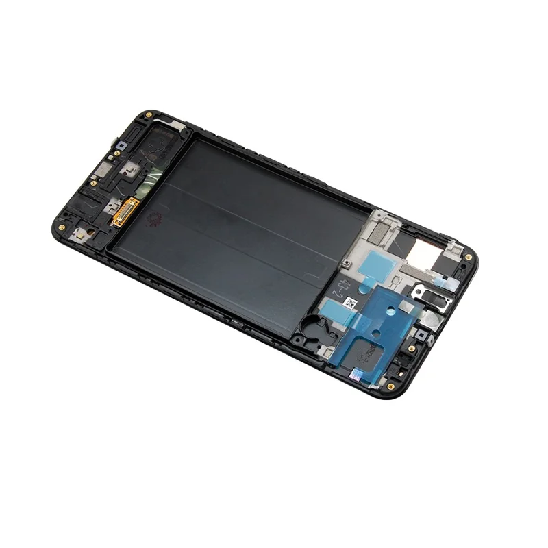 OEM LCD Screen and Digitizer Assembly + Frame (Without Logo) for Samsung Galaxy A30 A305 SM-A305F - Black