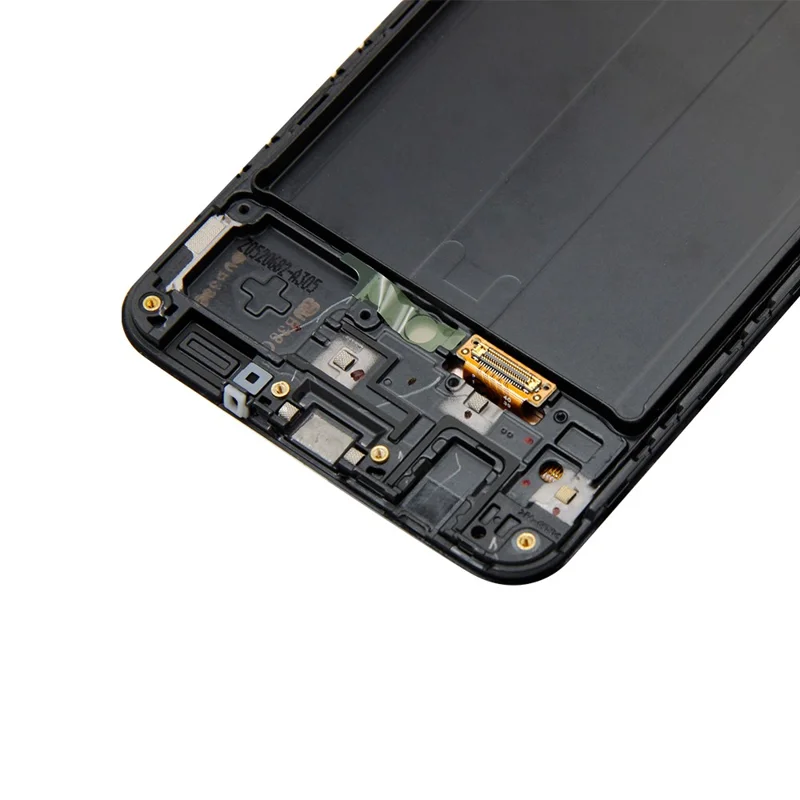OEM LCD Screen and Digitizer Assembly + Frame (Without Logo) for Samsung Galaxy A30 A305 SM-A305F - Black