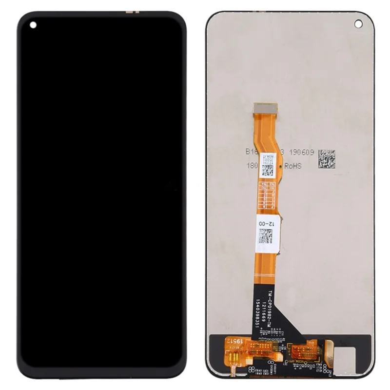 LCD Screen and Digitizer Assembly Part for vivo Y50 - Black