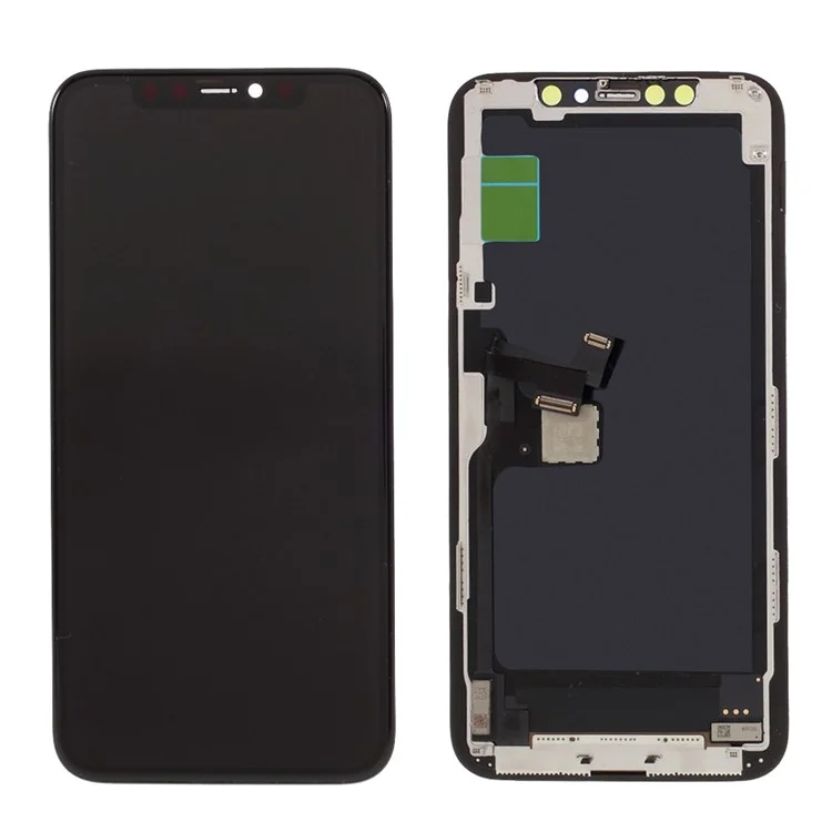 Écran LCD de Grade C et Ensemble de Numériseurs + Partie du Cadre (ruiju Infermainmaire) (sans Logo) Pour Iphone 11 Pro 5,8 Pouces