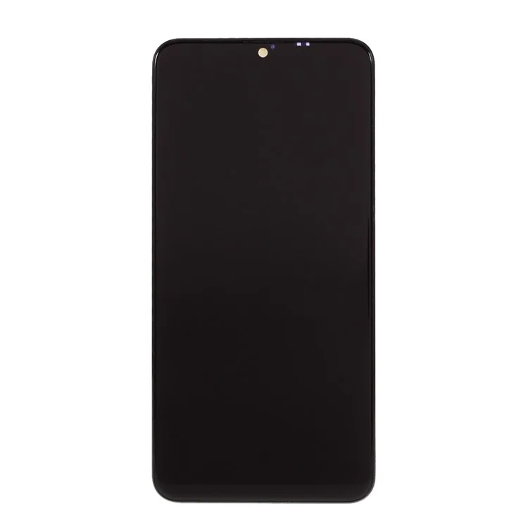 Assembly LCD Screen and Digitizer Assembly + Frame (Without LOGO) per Samsung Galaxy A10s SM-A107F - Nero