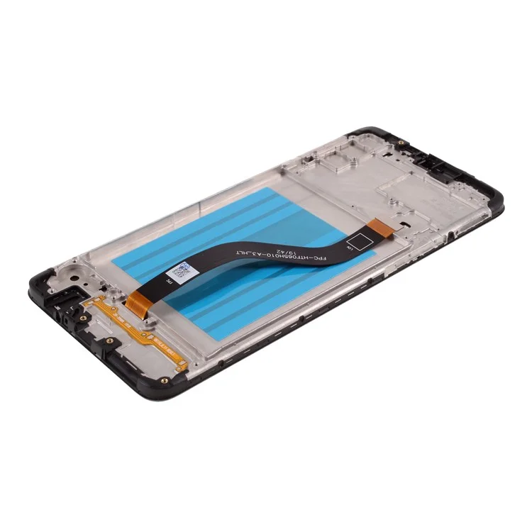 Assembléia LCD de Montagem e Montagem do Digitalizador + Quadro (sem Logotipo) Para o Samsung Galaxy A20s SM-A207F - Preto