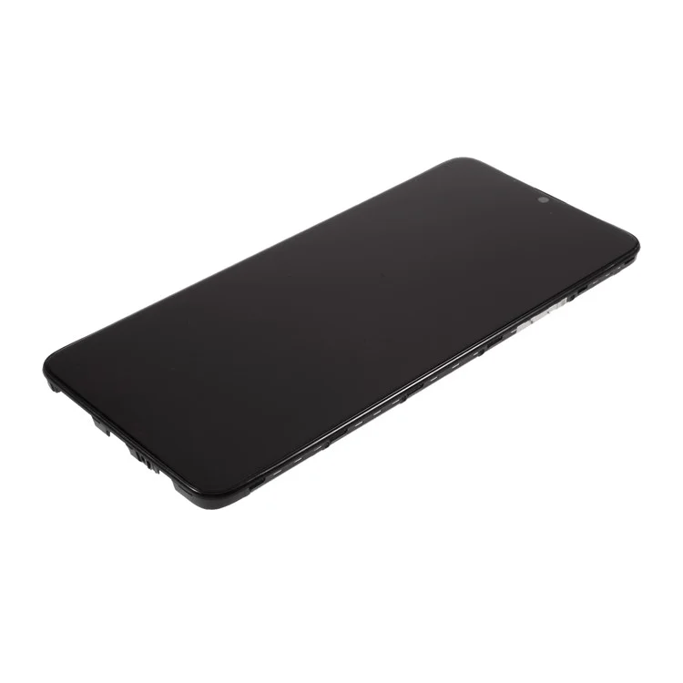 Ensamblaje de Pantalla LCD y Marco Digitizer + Frame (sin Logotipo) Para Samsung Galaxy A20s SM-A207F - Negro