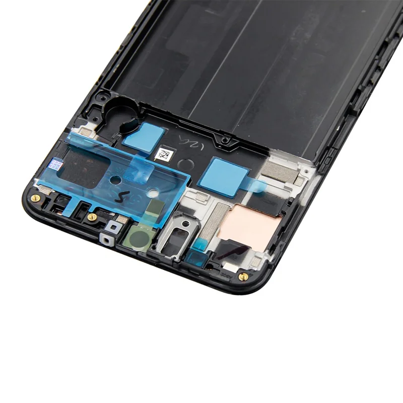 OEM Lcd-bildschirm Und Digitalisiererbaugruppe + Rahmen Teile (ohne Logo) Für Samsung Galaxy A50S SM-A507 - Schwarz