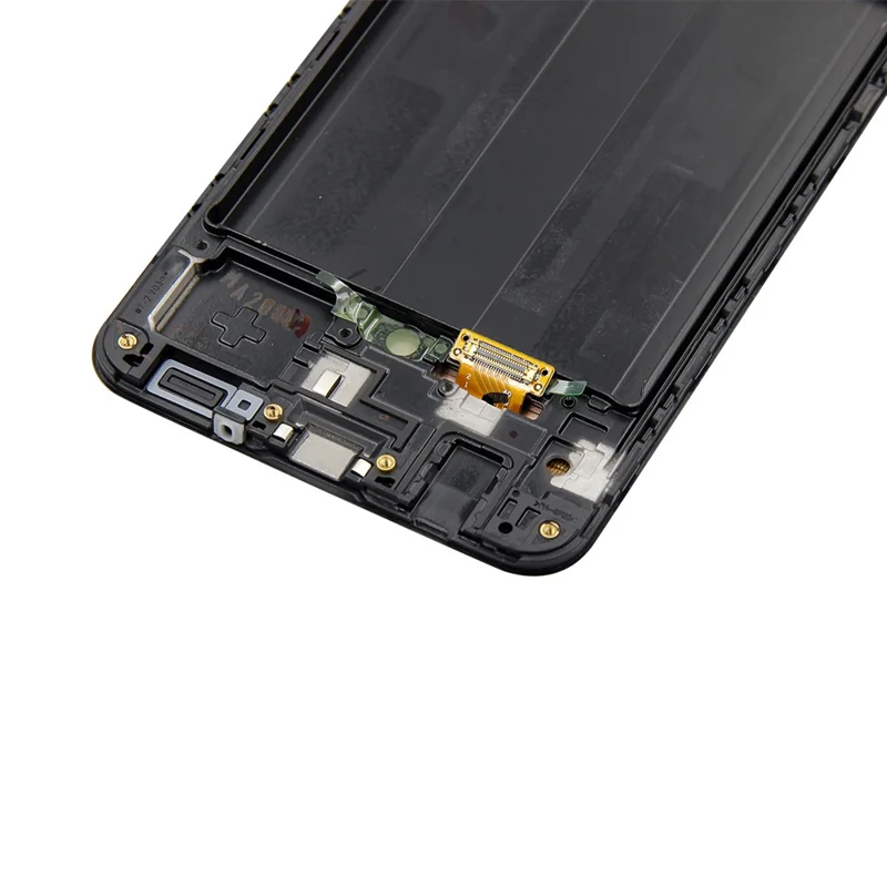 OEM Lcd-bildschirm Und Digitalisiererbaugruppe + Rahmen Teile (ohne Logo) Für Samsung Galaxy A50S SM-A507 - Schwarz