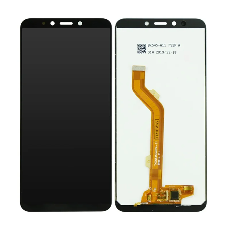 LCD-skærm og digitizer-samling (uden LOGO) til Infinix Smart 2 Pro X5514 - Sort