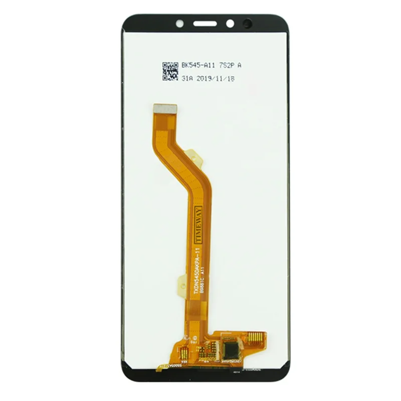 LCD-skærm og digitizer-samling (uden LOGO) til Infinix Smart 2 Pro X5514 - Sort
