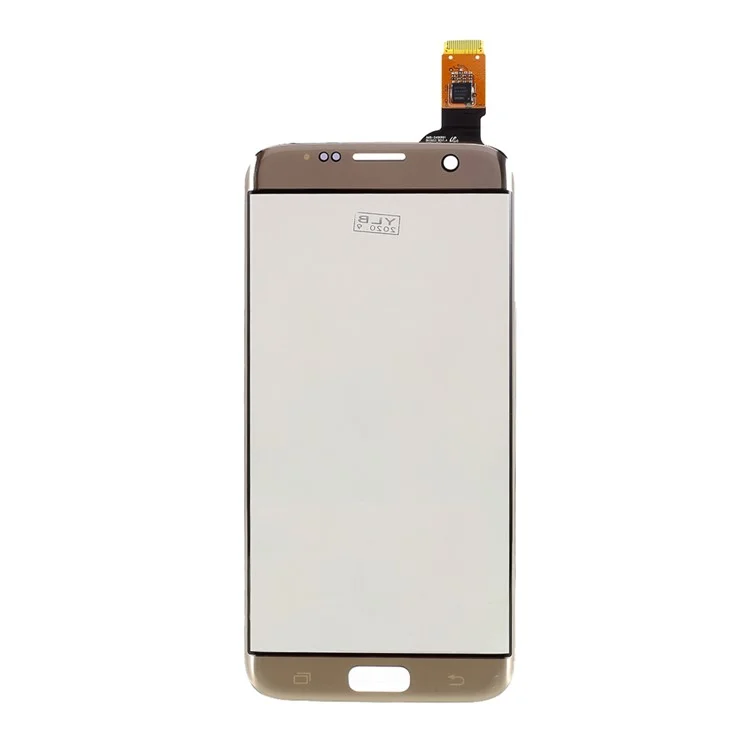 Digitizer Touch Screen Glass Spare Part with Polarizer for Samsung Galaxy S7 edge G935 - Gold