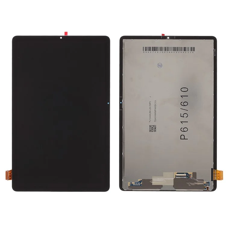 Gruppo LCD OEM di Grado S e Gruppo Digitalizzatore (senza Logo) Per Samsung Galaxy Tab S6 Lite P610/P615 - Nero