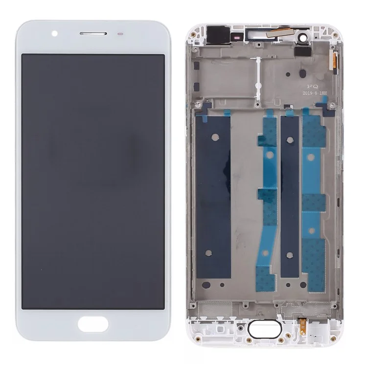 Assembly LCD Screen and Digitizer Assembly + Frame for Oppo A59 / Oppo F1s - White