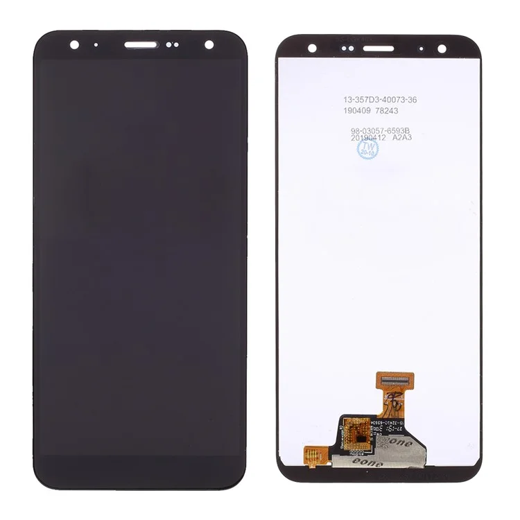 Reparação de Montagem de Tela e Digitalizador LCD Para LG K40 LMX420 LMX420EMW LM-X420 (sem Logotipo) - Preto